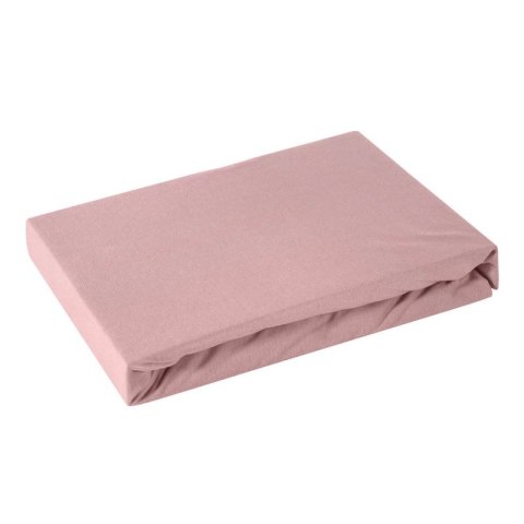 Jersey Betttuch rosa 120X200 25CM 125