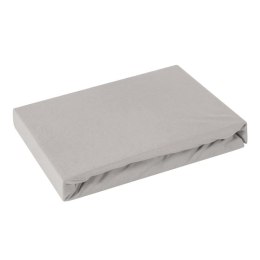 Jersey Betttuch silber 140X200 30CM 125