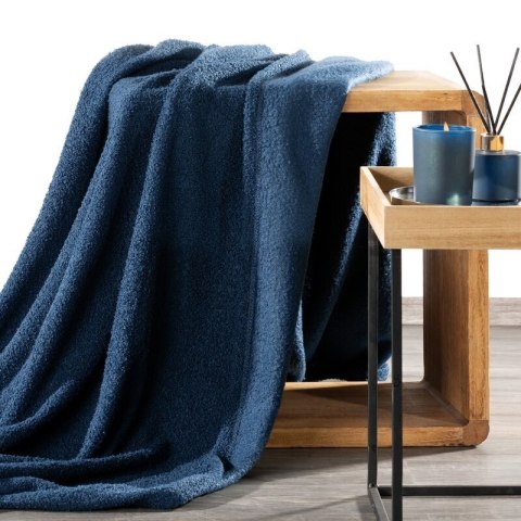 Kuscheliger Überwurf, wärmende Decke, weiche Sofadecke Boucle-Imitation blau 170x210 cm blau