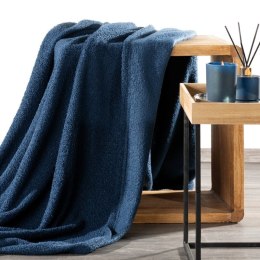 Kuscheliger Überwurf, wärmende Decke, weiche Sofadecke Boucle-Imitation blau 70x160 cm blau