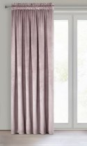 Samtvorhang Velours Vorhänge zum Wohnzimmer Prachtvoll Elegant rosa 135x300 cm Kräuselband