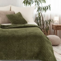 Decke KAYLA dunkelgrün 130x160 dunkelgrün