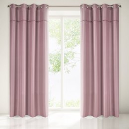 Vorhang DEFNE dunkelrosa 135x260 Ösen