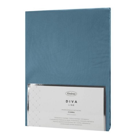 Betttuch DINA Gummizug blau 180X200 40