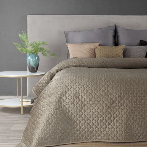 Samtdecke DIMON dunkelbeige 200x220 dunkelbeige