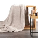 Kuschelweiche Decke CARO, moderne Steppung 70x160 beige