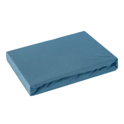 Jersey Betttuch blau 220x200 30 Baumwolle Gewicht: 125 G/M2