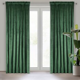 Samtvorhang ROSA grün 135x300 Kräuselband