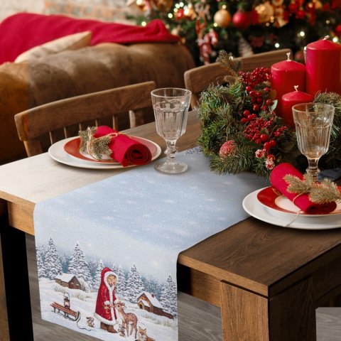 Gobelin Tischdecke 1154 Weihnachten 40x100 -5% NATU