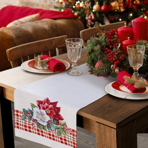 Gobelin Tischdecke 1273 Weihnachten 45x140 -5% gold