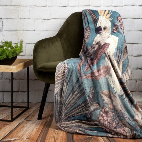 Decke Mikorfaser ARA 150x200 türkis hellgrau