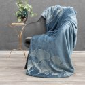 Elegante Decke mit Muster GINKO 150x200 blau