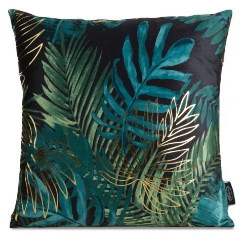 Kissenbezug DAVOS schwarz gold 40x40