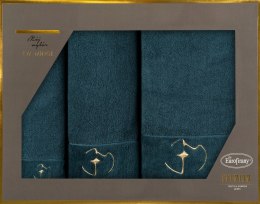 Handtuch Set GAJA 3 dunkelgrün 550