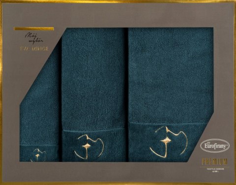 Handtuch Set GAJA 3 dunkelgrün 550