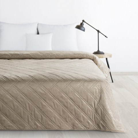 Glamouröse glänzende Tagesdecke 200X220 beige