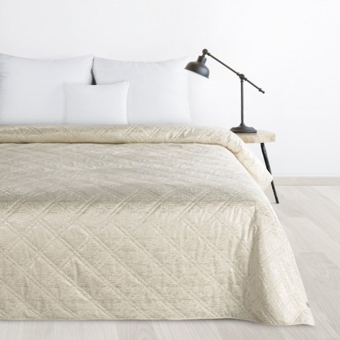Glamouröse glänzende Tagesdecke 220X240 creme