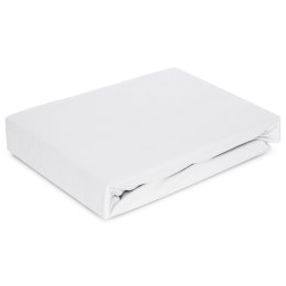 Betttuch Jersey 4 weiß 160x200 30 190