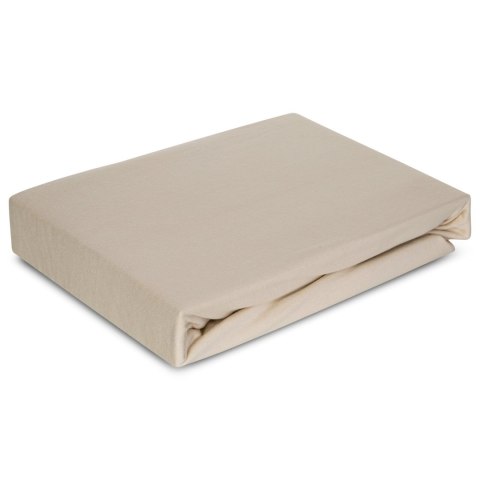 Betttuch Jersey 4 beige 160x200 30 190