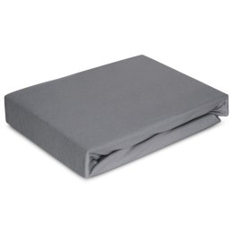 Betttuch Jersey 4 stahl 160x200 30 190