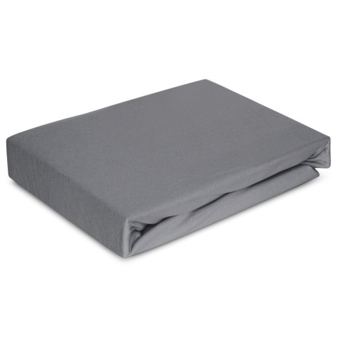 Betttuch Jersey 4 stahl 160x200 30 190