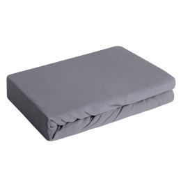 Betttuch JERSEY3 stahl 240x220 30 140