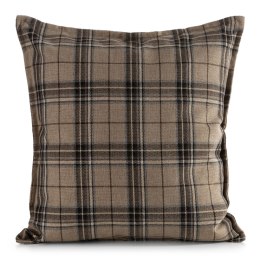 Kissenbezug Garten Wassefest Outdoor 24A 45X45 beige braun Kariert