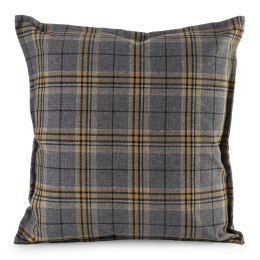 Kissenbezug Garten Wassefest Outdoor 24C 45X45 grau orange Kariert