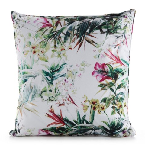 Kissenbezug Garten Wassefest Outdoor 31A 45X45 weiß grün