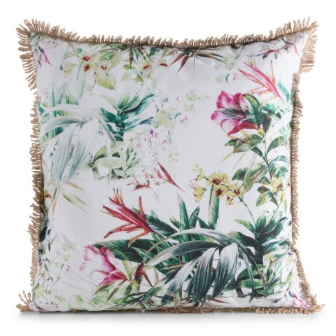 Kissenbezug Garten Wassefest Outdoor 31B 45X45 weiß grün