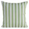 Kissenbezug Garten Wassefest Outdoor 6 hellgrün 45x45 Streifen