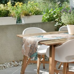 Tischdecke Garten Wassefest Outdoor 14B 40X140 minze beige