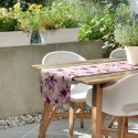 Tischdecke Garten Wassefest Outdoor 29C 40X180 creme rosa
