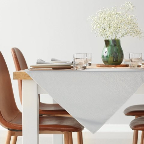 Tischdecke ALISA weiß gold 85x85 weiß gold