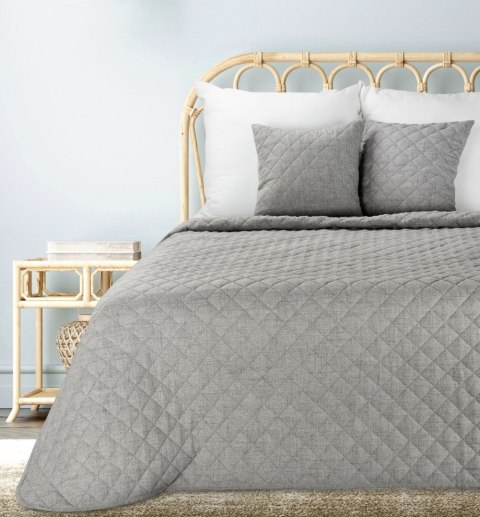 Tagesdecke Lein-Optik 1 dunkelgrau 170x210 stahl