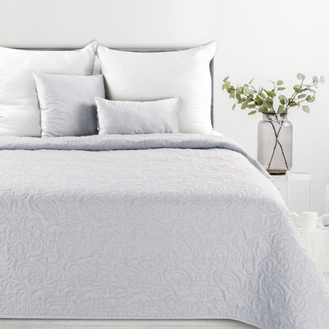 Tagesdecke Lein-Optik 4 silber 220x240 silber