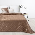 Steppdecke LUIZ 6 200x220 dunkelbeige gold