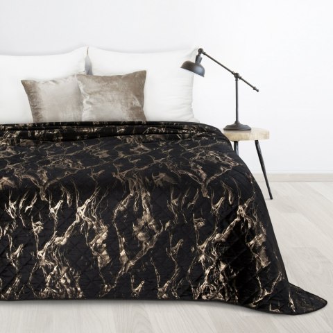 Steppdecke LUIZ 6 200x220 schwarz gold