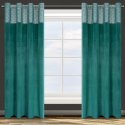 Vorhang AGNES türkis 140x250 Ösen