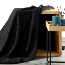 Sofadecke BOUCLE schwarz 70x160 schwarz