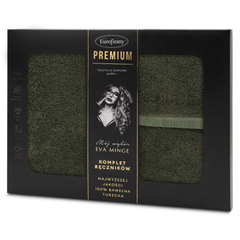 Set Handtuch VENUS 3 dunkelgrün 550