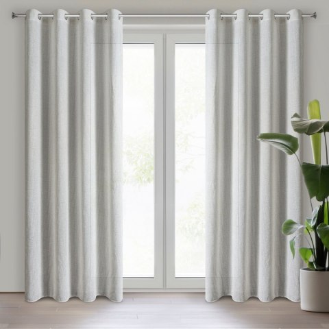 Vorhang ABBY NAT MIE 140x270 Ösen