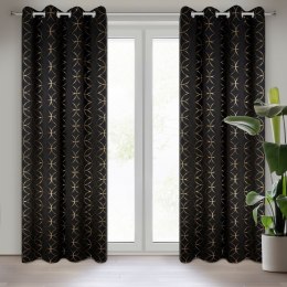 Vorhang ABELLA CZ gold 135x250 Ösen