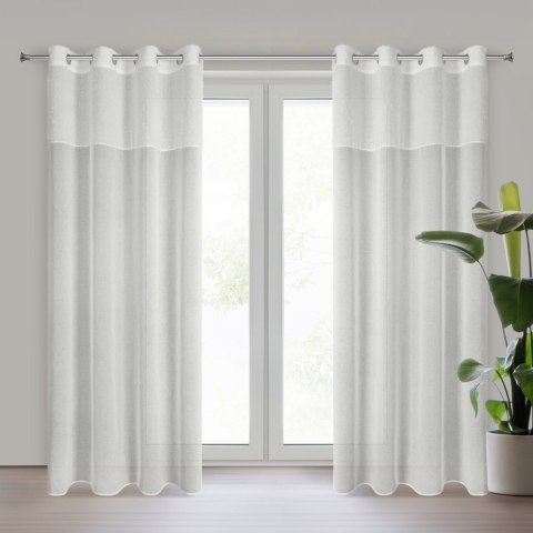 Vorhang AGIS 3 creme 140x250 Ösen