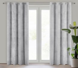 Vorhang AGIS silber 140x250 Ösen
