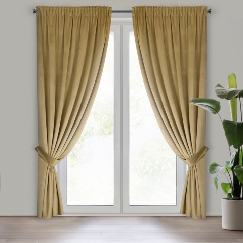 Vorhang ANTARA dunkelbeige 140x300 T TROCZ