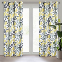 Vorhang DORIN gelb 140x250 Ösen