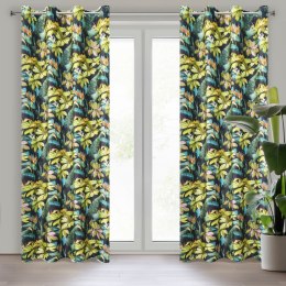 Vorhang LIVY schwarz Z 140x250 Ösen