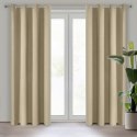Vorhang PARISA beige 135x250 Ösen