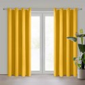 Vorhang PARISA gelb 135x250 Ösen